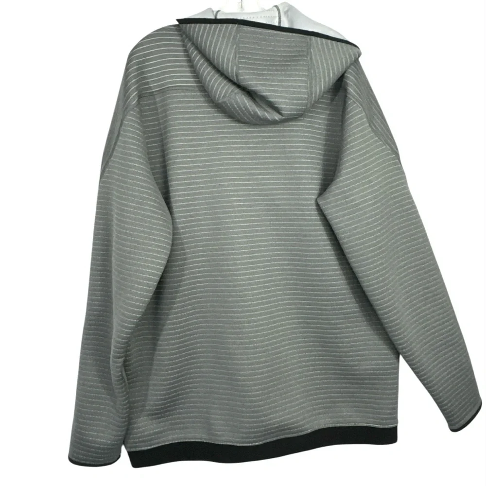 Nike Pro Full-Zip Training Hoodie Gray CZ2200-011 Size XL Tall